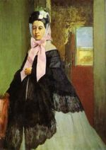 Therese de Gas, sister of the artist, later Madame Edmond Morbilli 1873